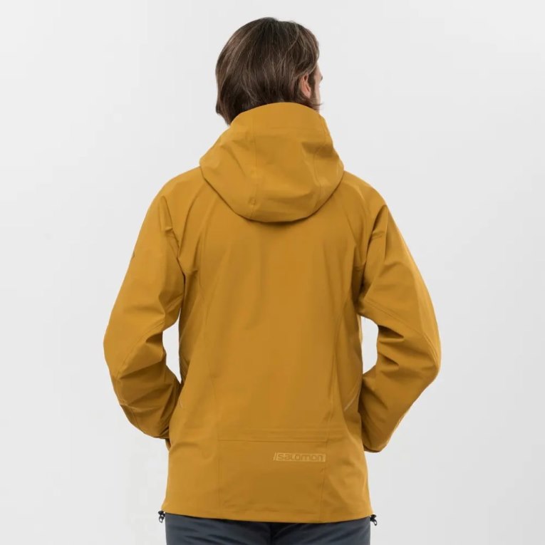 Chaquetas De Esquí Salomon Outlaw 3L Shell Hombre Amarillos | MX ADCH210